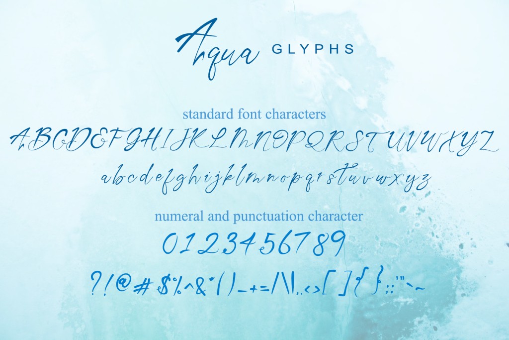 Aqua Script illustration 4