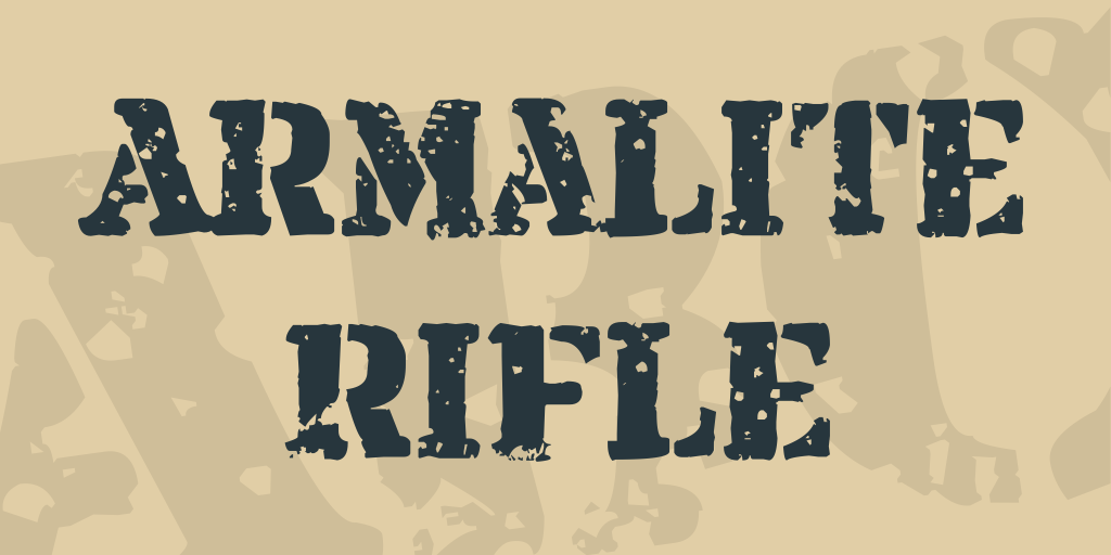Armalite Rifle illustration 2