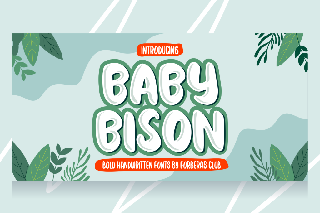 Baby Bison illustration 2