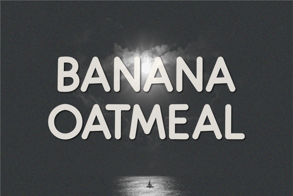 Banana Oatmeal illustration 2
