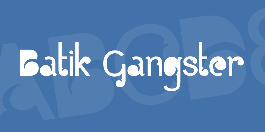 Batik Gangster illustration 2
