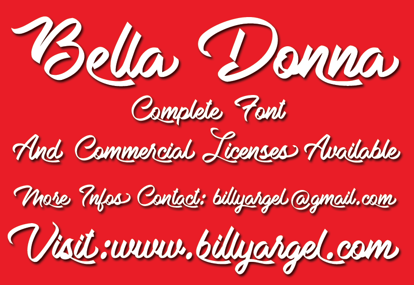 Bella Donna Personal Use illustration 1