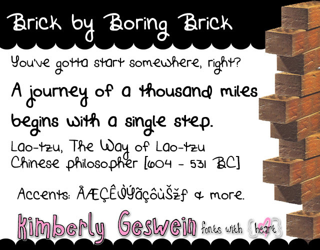 Brick by Boring Brick illustration 1