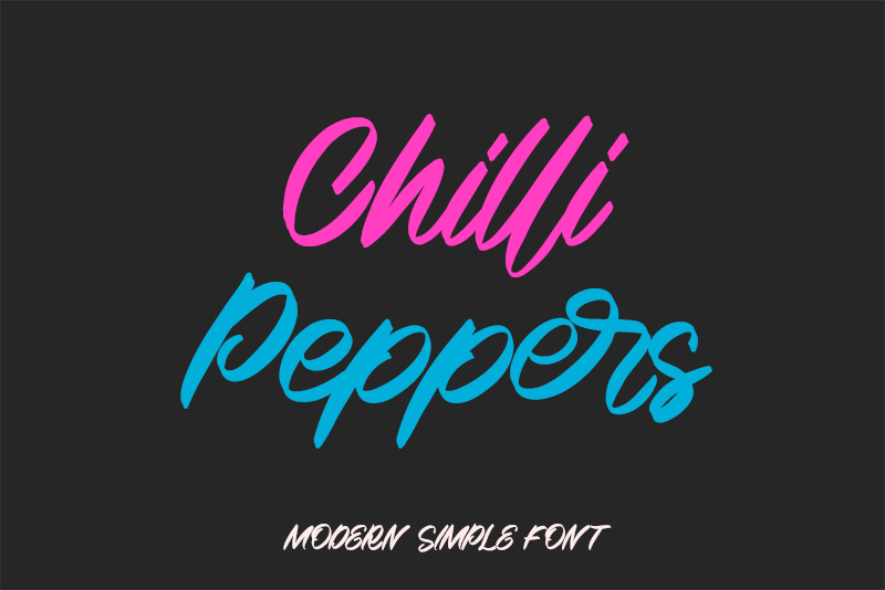 Chilli Peppers - personal use illustration 1