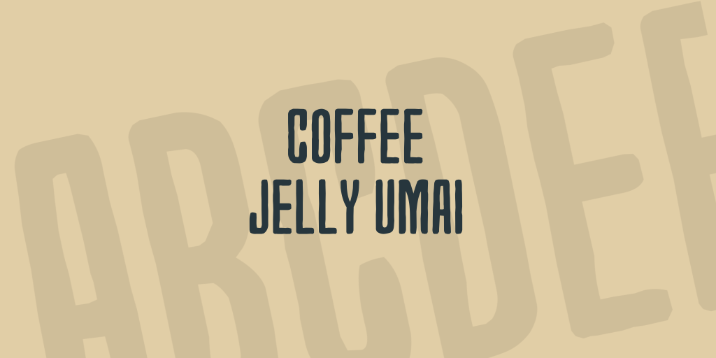 Coffee Jelly Umai illustration 2