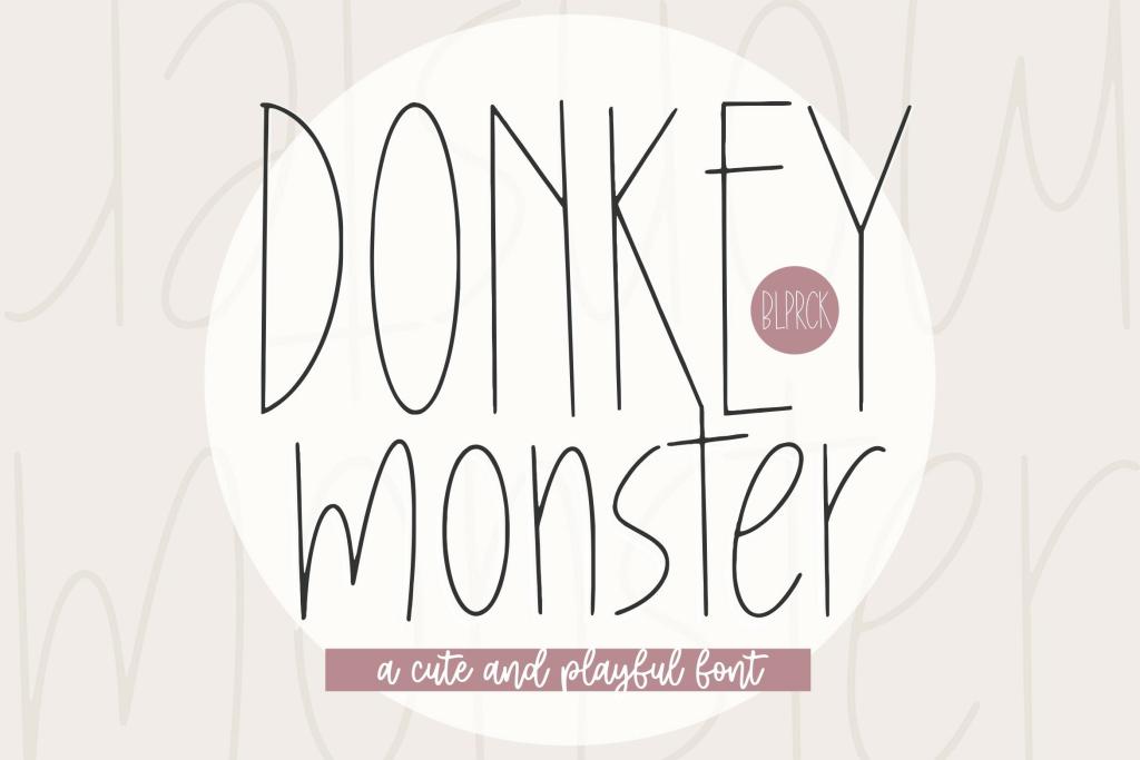 Donkey Monster illustration 3
