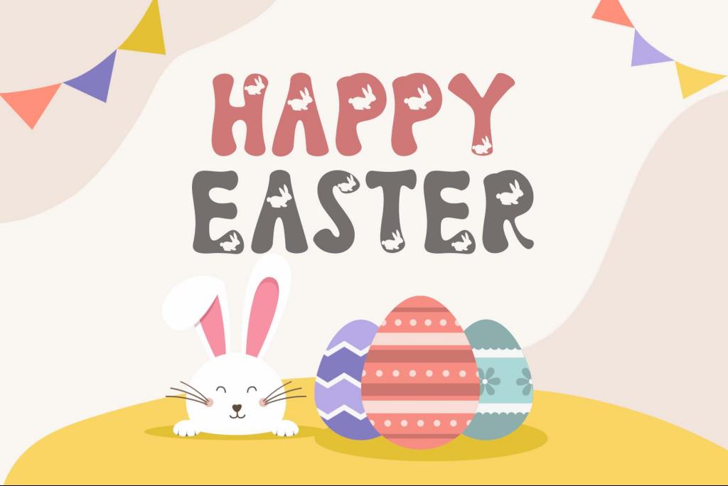 Easter Rabbits illustration 2