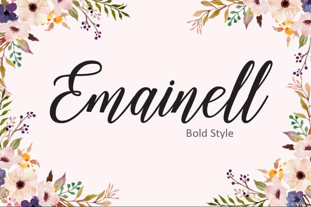 Emainell Script illustration 3