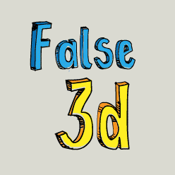 False 3D illustration 2