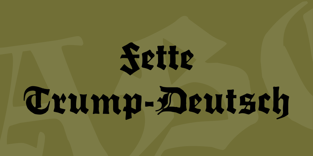 Fette Trump-Deutsch illustration 1