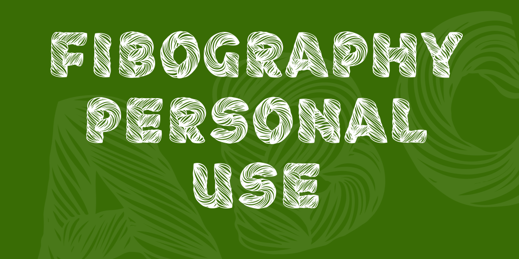 Fibography Personal Use illustration 1