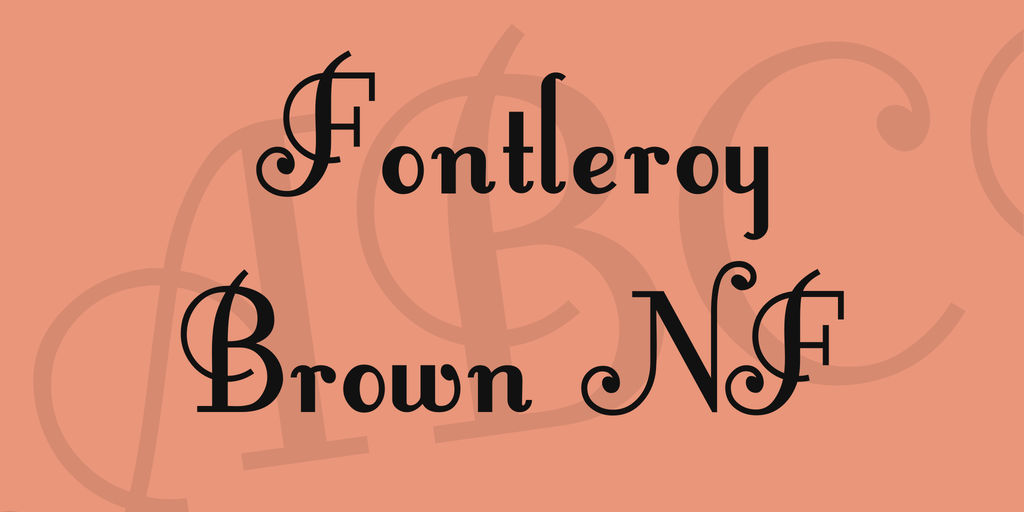 Fontleroy Brown NF illustration 1