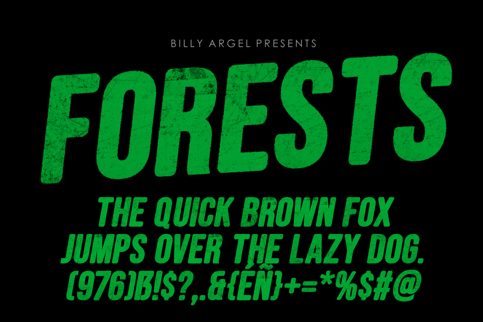 FORESTS ITALIC PERSONAL USE illustration 4
