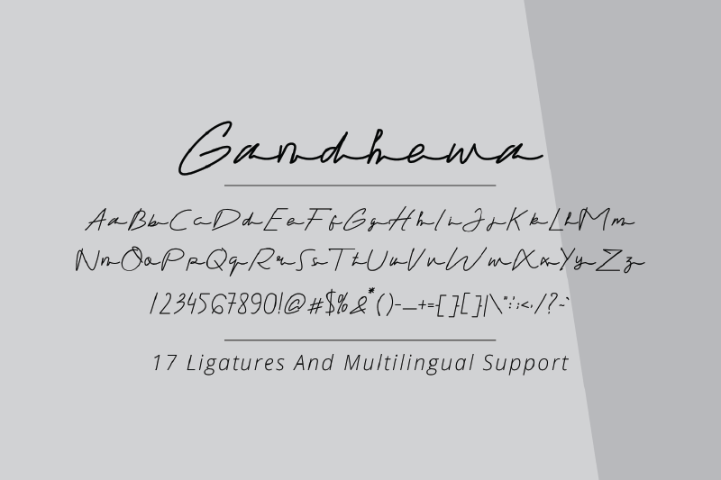 Gandhewa Signature illustration 4