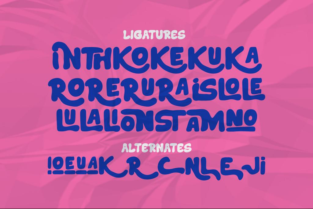 Ginkob Retro Font illustration 9