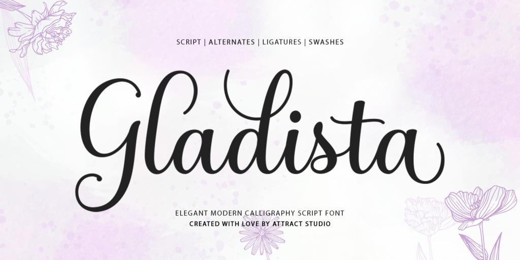 Gladista Script illustration 2