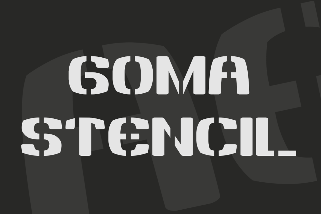 Goma Stencil illustration 1