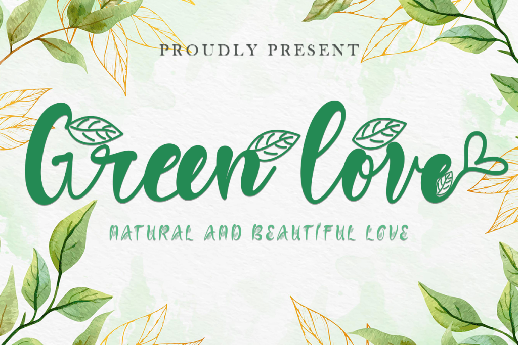 Green Love illustration 2