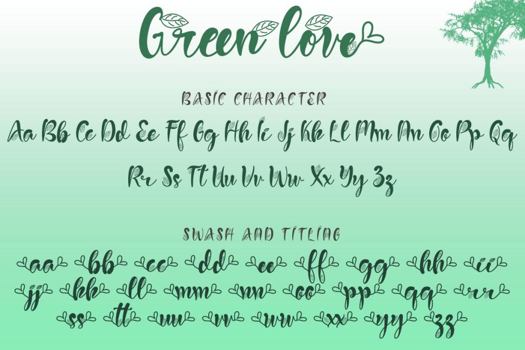 Green Love illustration 9