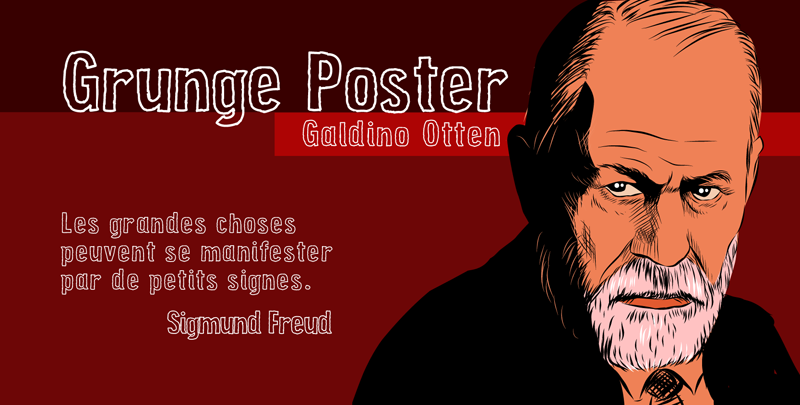 Grunge Poster illustration 1