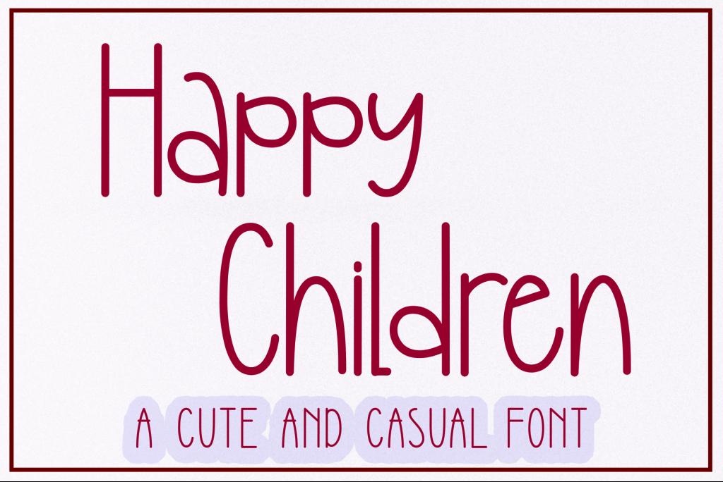 Happy Children - Personal Use illustration 1
