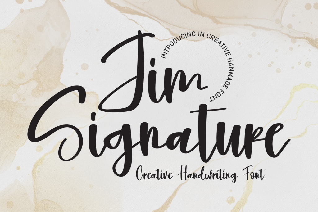 Jim Signature illustration 2