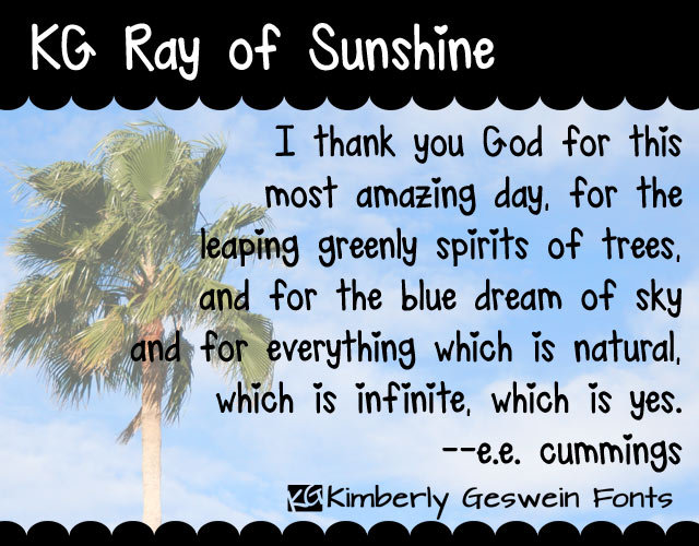 KG Ray of Sunshine illustration 1