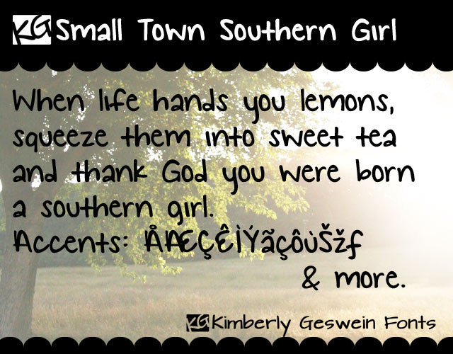 KG Small Town Southern Girl illustration 1