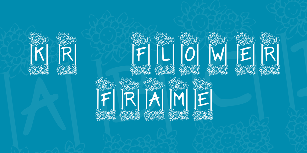 KR Flower Frame illustration 3