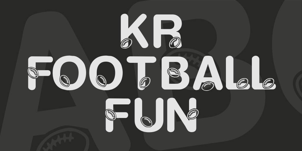 KR Football Fun illustration 1