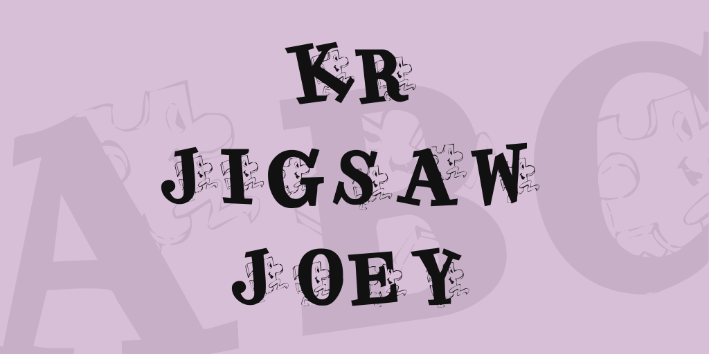 KR Jigsaw Joey illustration 1