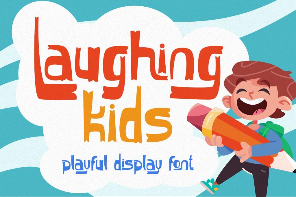 Laughing Kids illustration 2