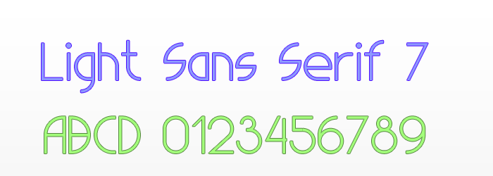 Light Sans Serif 7 illustration 1