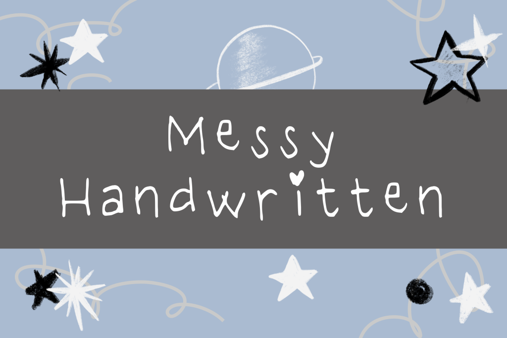 Messy Handwritten illustration 3