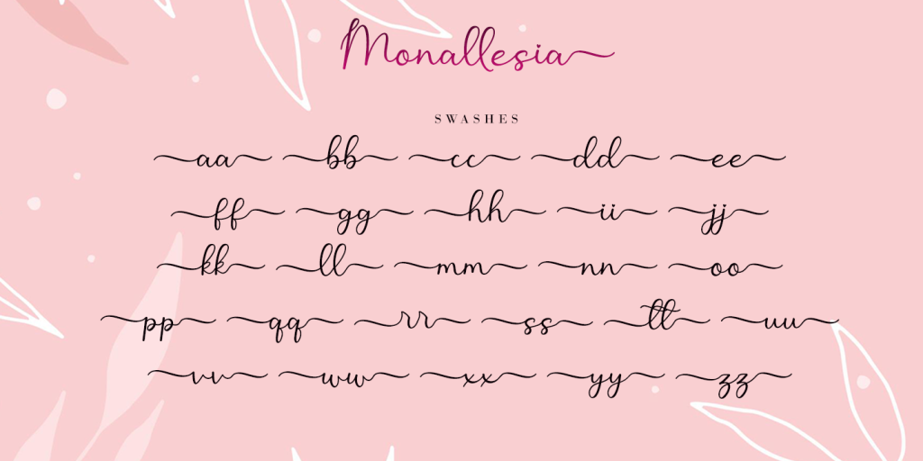 Monallesia Script illustration 4