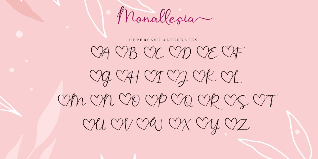 Monallesia Script illustration 6
