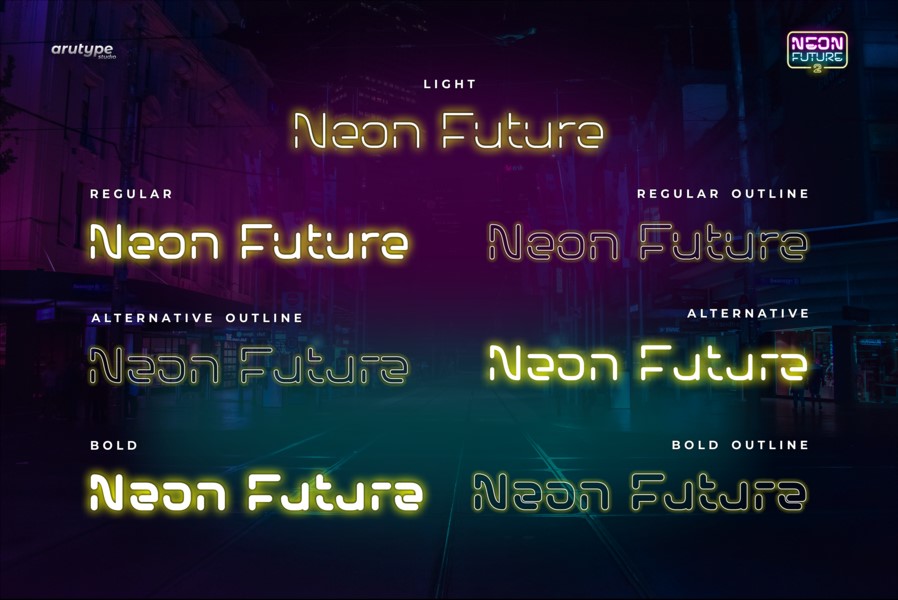 Neon Future 2.0 illustration 1