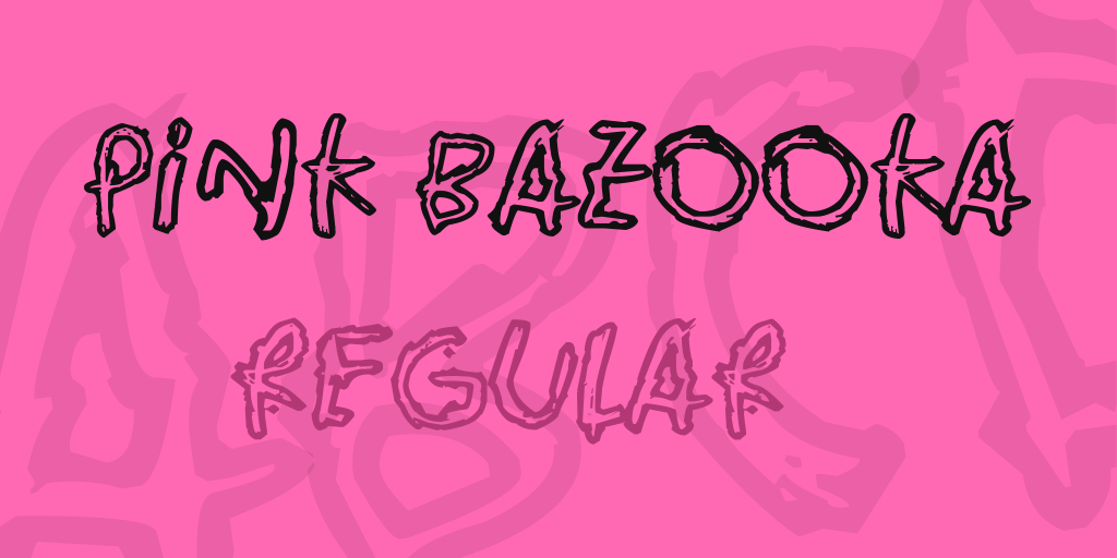 Pink Bazooka illustration 2