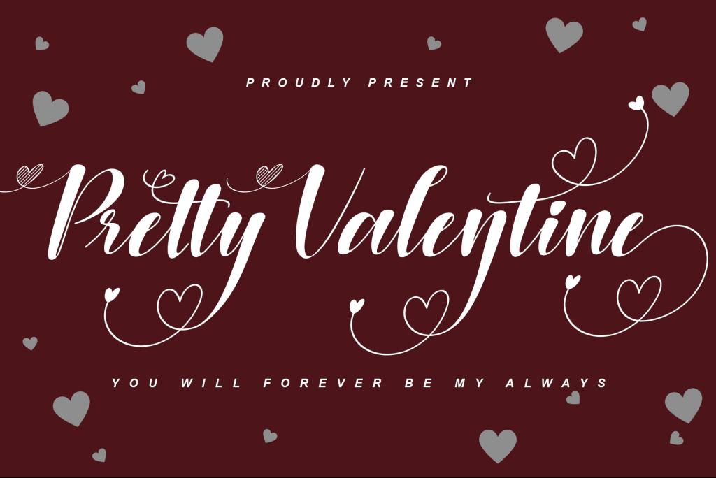 Pretty Valentine Script illustration 1