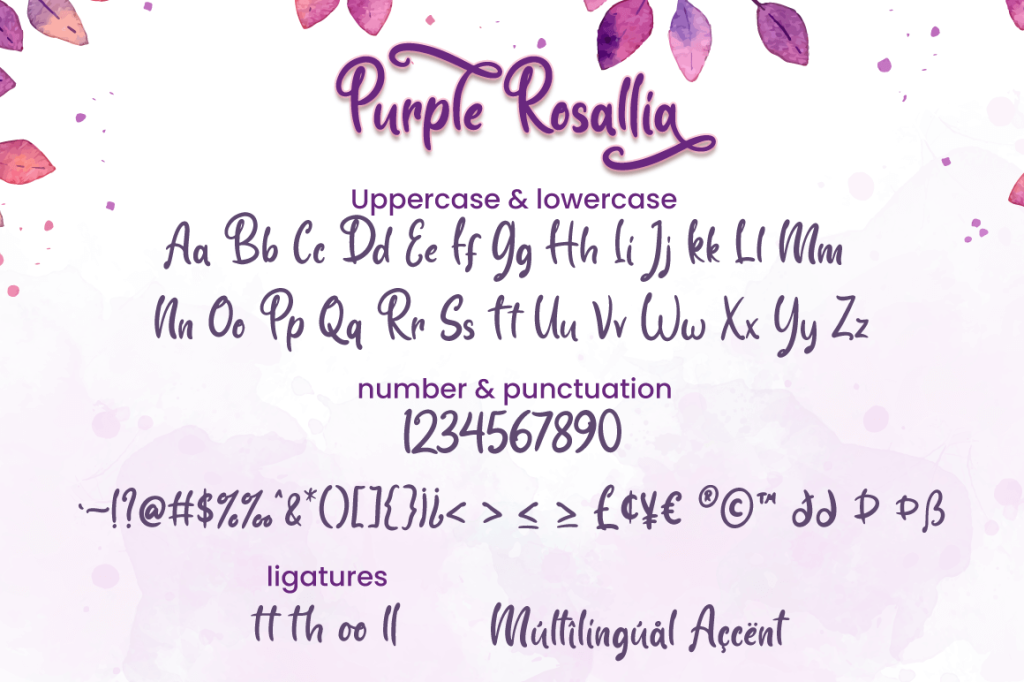 Purple Rosallia - Personal Use illustration 4