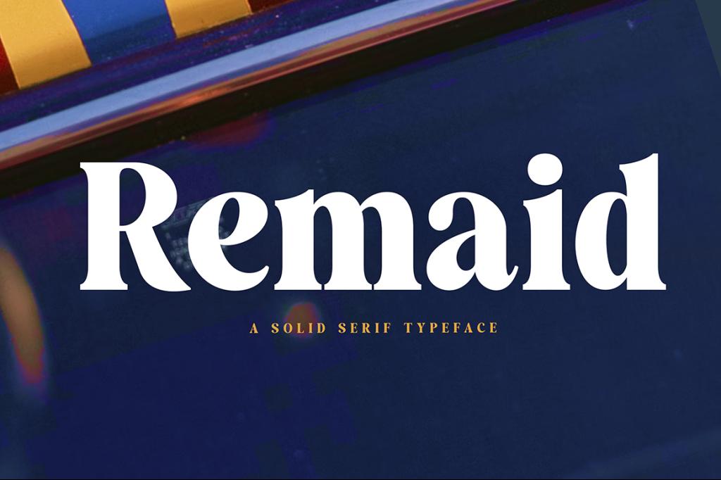 Remaid Typeface illustration 9