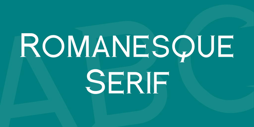 Romanesque Serif illustration 1