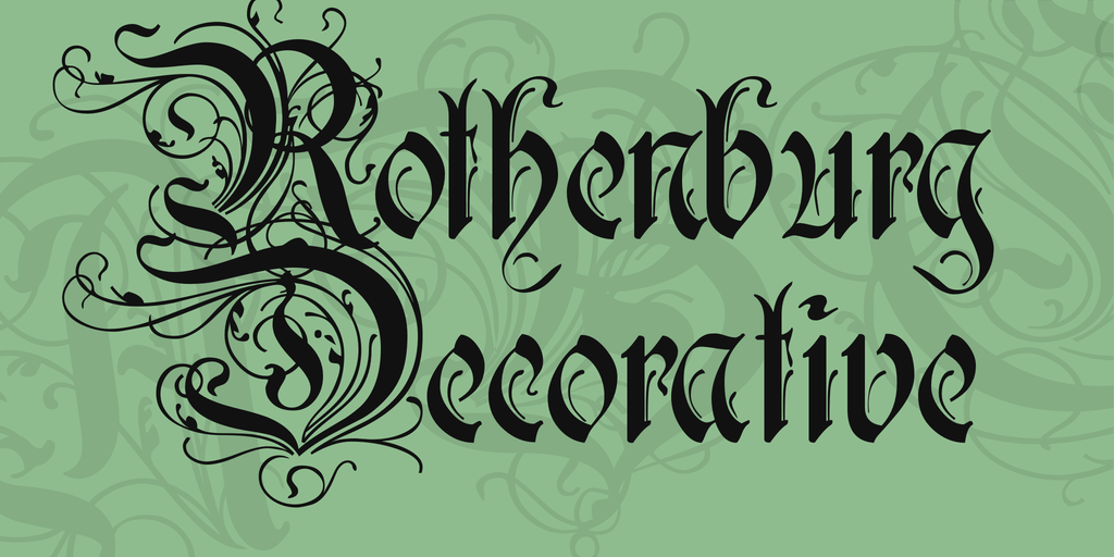 Rothenburg Decorative illustration 1