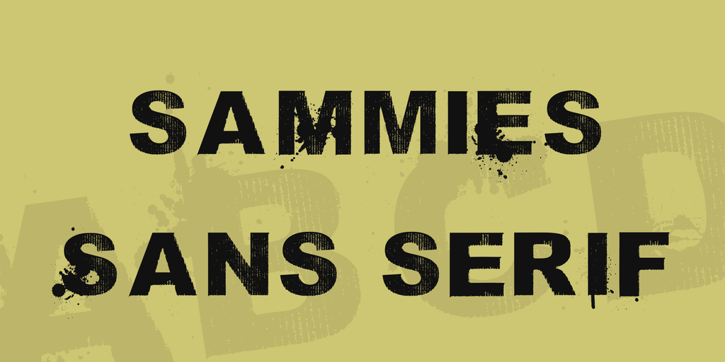saMmiEs Sans serIf illustration 1
