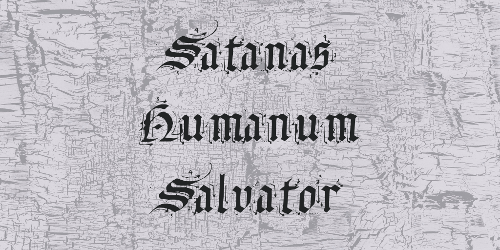 Satanas Humanum Salvator illustration 1