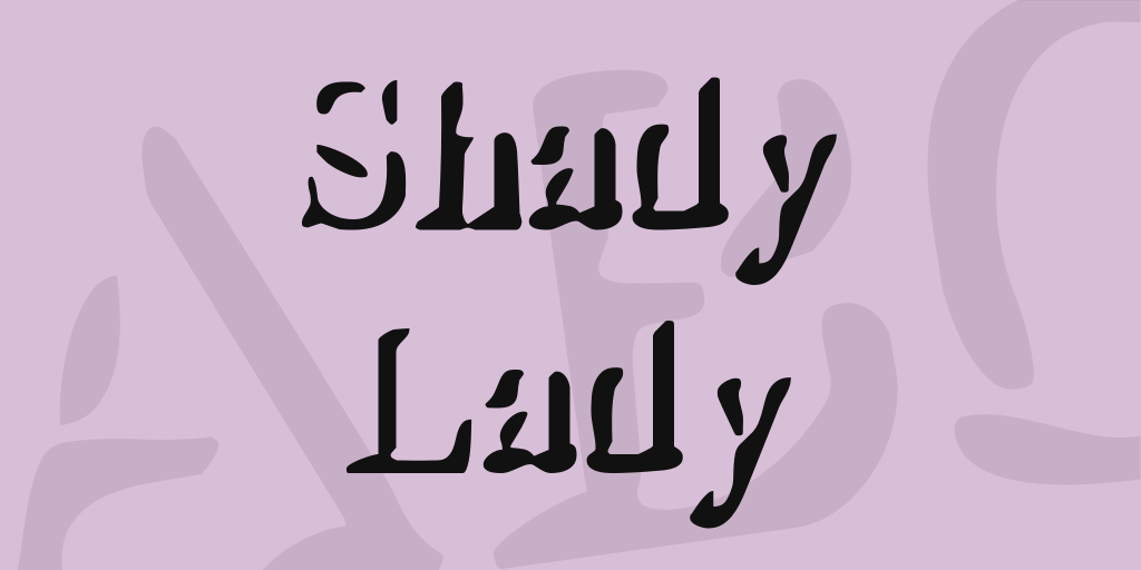 Shady Lady illustration 1