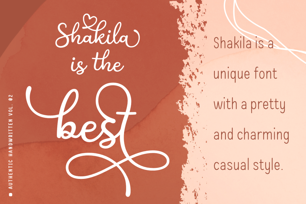 Shakila Script illustration 6