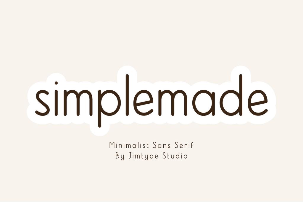 Simplemade Font DEMO illustration 2