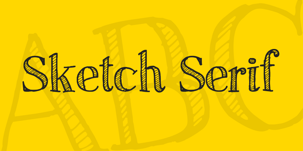 Sketch Serif illustration 2
