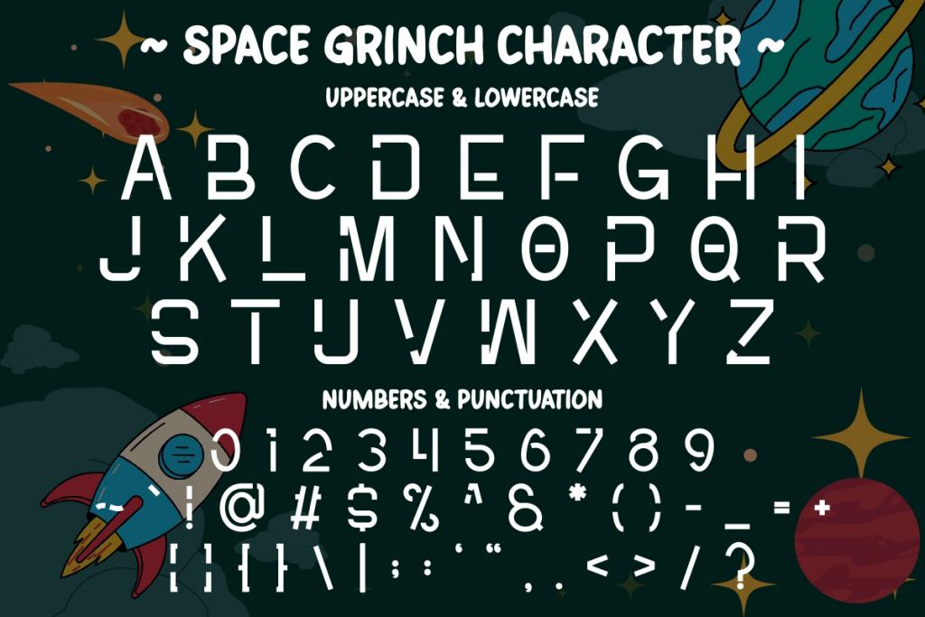 Space Grinch illustration 7